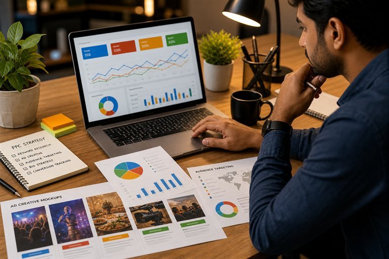 Paid advertising campaign dashboard